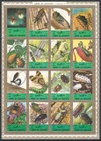 Umm Al Qiwain 1972 Mi 1338/53 bloc MNH - Insecte