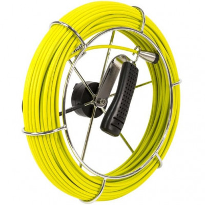 Cablu iUni CB2, 50 m lungime, pentru dispozitive inspectie video canalizare, fibra de sticla foto