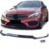 Bara spoiler frontal de performanta lucioasa, potrivita pentru Mercedes C-Class W205 S205 2014-2018 Performance AutoTuning