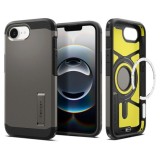 Husa pentru iPhone 16e - Spigen Tough Armor MagSafe - Gunmetal