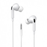 Handsfree Casti In-Ear WK-Design Y31, Cu microfon, 3.5 mm, Alb