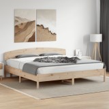 VidaXL Cadru de pat fără saltea, 200x200 cm, lemn masiv pin