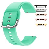 Curea silicon, compatibila Apple Watch 10, 42mm, Seafoam Green