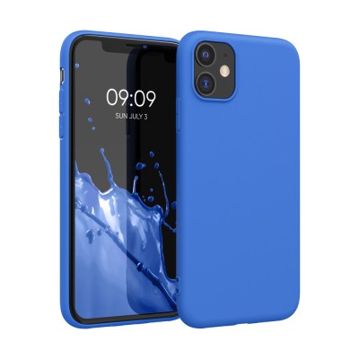 Husa pentru Apple iPhone 11, Silicon, Albastru, 49783.104 foto