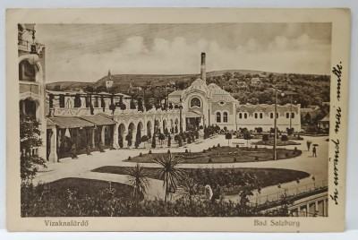 OCNA SIBIULUI , CLADIREA BAILOR , CARTE POSTALA , 1917 foto
