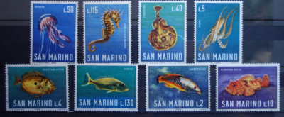 Set de timbre San Marino foto
