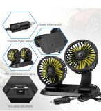 Cumpara ieftin Ventilator dublu pentru autoturisme autobuze rulote 12V 10,5 cm