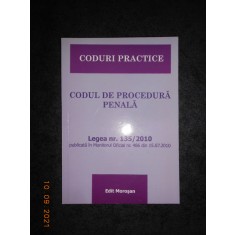 Codul de procedura penala. Legea nr. 135 / 2010