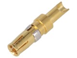 Pin Mamă Cupru Aurit 20A pentru Lipire pe Cablu 14AWG-12AWG