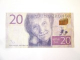 Suedia 20 Kronor 2015,bancnota din imagini la cel mai mic pret