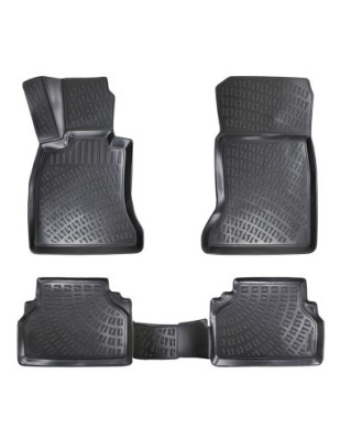 Set covorase auto din cauciuc tip tavita pentru Bmw Seria 5 F10 / F11 / F07 / F18 2010-2013 foto