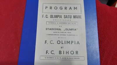 program Olimpia SM - FC Bihor foto