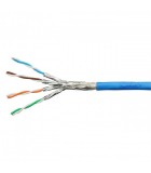 Cablu FTP Cat6a 8 fire din cupru 4x2xAWG23/1 500MHz LSOH-3 Schrack
