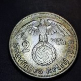Germania Nazista 2 reichsmark 1938 D argint