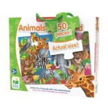 Cumpara ieftin Puzzle mare de podea - Animalele lumii, 50 piese