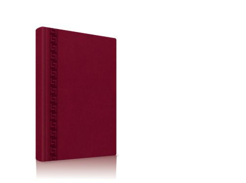 Agenda Nedatata A5, 224 Pagini, Coperta Buretata, Personalizabila, Culoare Bordo