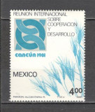 Mexic.1981 Reuniune internationala ptr. cooperare si dezvoltare PM.17, Nestampilat