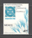 Mexic.1981 Reuniune internationala ptr. cooperare si dezvoltare GZ.58