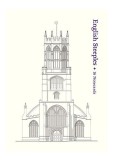 Carte postala - English Steeples - mai multe modele | Littlehampton Book