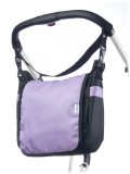 Geanta Carucior Caretero CLASSIC Roz, Accesorii Copii, Multifunctionala, 40x30x20cm, Curele Umeri/Carucior, Buzunare Diverse