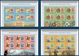 ROMANIA 2023 ZIUA MARCII POSTALE ROMANESTI minicoli 6 serii + 3 tabsuri LP.2425, Nestampilat