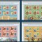ROMANIA 2023 ZIUA MARCII POSTALE ROMANESTI minicoli 6 serii + 3 tabsuri LP.2425