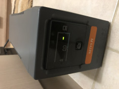 Back UPS Socomec 600VA Sursa AVR Invertor 360W Centrala Termica Lemne foto