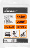 Folie de acoperire Strend Pro Standard, pictură, 4x5 m, 10&micro;, acoperire