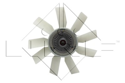 NRF 49543 FULL KIT Cupla, ventilator radiator foto