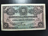 MOZAMBICUL PORTUGHEZ 5 LIBRAS 1934 XF/AUNC