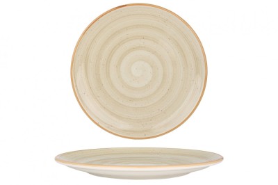 Bonna Farfurie pentru cină - Aura Terrain - Porţelan - 25 cm - set de 6 foto
