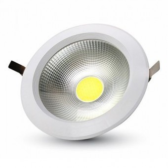 SPOT LED 10W 6000K ALB RECE foto