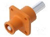 Conector alimentare DC, 1,5kV, 1 pini, seria ES-120A, {{Dimensiune pin}}. DEGSON ELECTRONICS - ESS-120A-25-C-OR-00