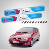 Cumpara ieftin Ștergătoare Renault Megane I Grandtour Break 1998-2001 | Set Față Flat Premium &ndash; TeamCar&reg;