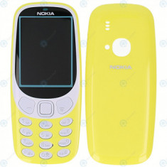 Nokia 3310 (2017) Capac frontal + Capac baterie + Tastatură galbenă