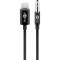 Cablu LIGHTNING audio - Jack 3.5 mm 1m Certificat Apple MFI Goobay
