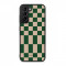 Husa Samsung Galaxy S22 - Skino College Tile, Verde &ndash; Bej