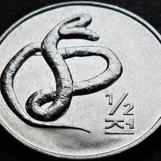 Moneda FAO 1/2 CHON - COREEA de NORD, anul 2002 * cod 2330 - UNC DIN FASIC!