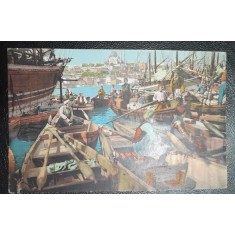 Carte postala, Sur la Corne dOr, Constantinopol, color