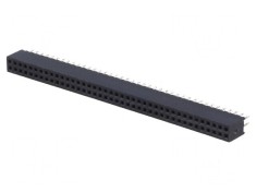 Conector şiruri pini soclu mamă 80 PIN 1,27mm THT 2x40