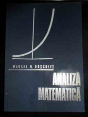 Analiza Matematica - Marcel N. Rosculet ,542765 foto