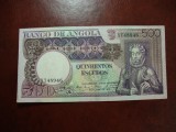 Angola 500 Escudos 1973 Bancnota Africa, Stare Buna