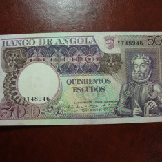 ANGOLA 500 ESCUDOS 1973