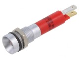 Lampă LED Control Roșie 24V 8mm