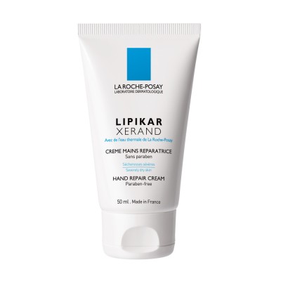Crema de maini reparatoare pentru pielea foarte uscata Lipikar Xerand, 50 ml foto