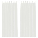 Cumpara ieftin Perdele Voile cu Bucle 2 buc Alb 140x260 cm