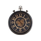 Cumpara ieftin Ceas de Perete Elegant cu Mecanism Quartz &ndash; Stil Vintage, Maro, 84x58 cm WZ1598