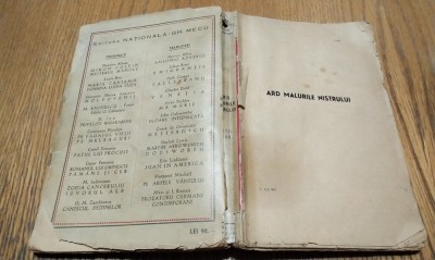 ARD MALURILE NISTRULUI - Mare Reportaj de Razboi din Teritoriile Dezrobite - Const. Virgil Gheorghiu - Editura Nationala Gh. Mecu, 1941, 276 p. foto