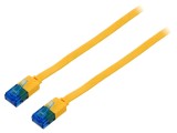 Patch Cord Ethernet Cat6a U/UTP PVC Galben 2m
