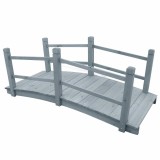 Cumpara ieftin Podet de gradina, gri, 140 x 60 x 56 cm, lemn masiv de brad